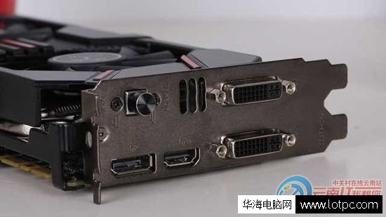 七彩虹GTX970烈焰戰(zhàn)神U-4GD5背面接口