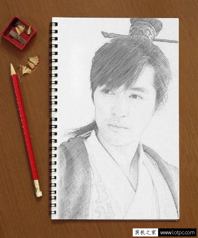 利用PS軟件將人物圖片轉(zhuǎn)成鉛筆畫,photoshop鉛筆畫制作教程