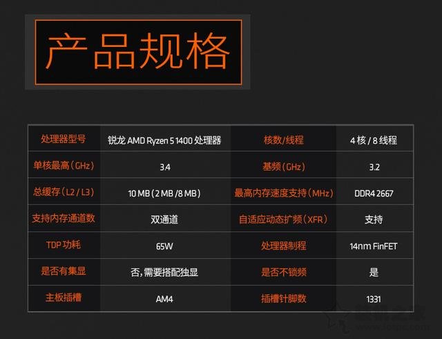 四五千元主流組裝電腦配置推薦:R5-1400配RX560D裝機配置方案