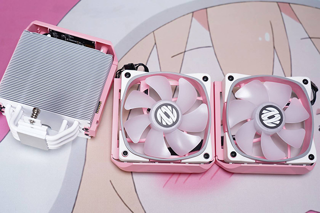 粉萌可愛的狐妖小紅娘，猛男粉主題定制裝機