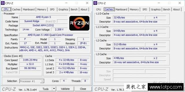 AMD Ryzen 5 1400性能如何？AMD Ryzen 5 1400處理器性能測試曝光
