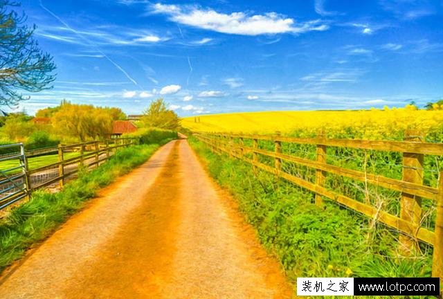 使用photoshop軟件將現實風景P成卡通效果