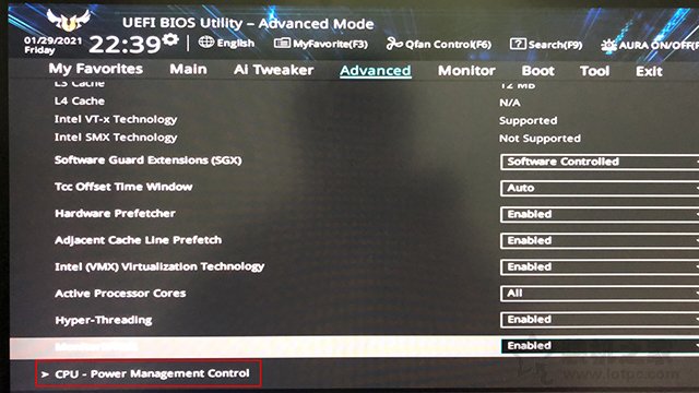 如何禁用C-State功能?關閉CPU C-State省電模式方法