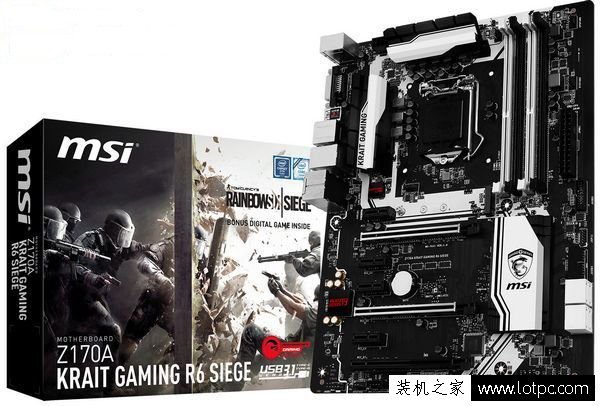 微星Z170A KRAIT Gaming R6 Siege 彩虹六號圍攻！