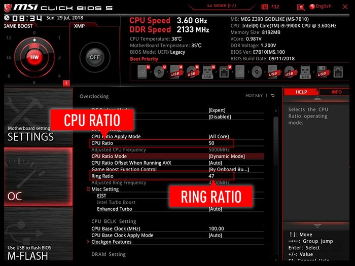 微星Z390主板：intel九代i5-9600K、i7-9700K、i9-9900K超頻教程