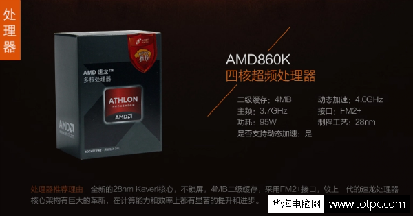 AMD 速龍 X4 860K四核處理器
