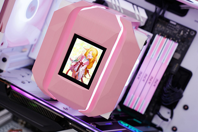 粉萌可愛的狐妖小紅娘，R7 5800X配RX6600XT猛男粉主題定制裝機