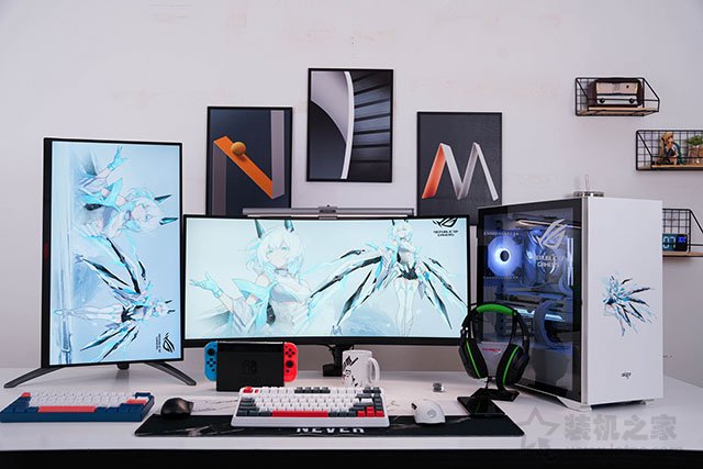 高顏值雪武戰(zhàn)姬純白主題,i7 11700K配RTX3070水冷主機方案