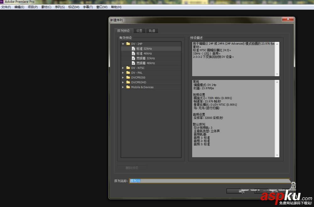premiere,項(xiàng)目