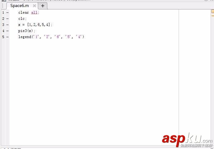 MATLAB,空間條形圖,空間餅圖