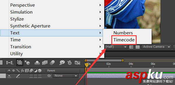 ae怎么給圖片添加timecode效果? ae,圖片,timecode