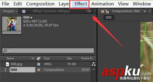 ae怎么給圖片添加timecode效果? ae,圖片,timecode