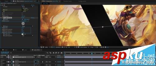 Ae怎么制作玻璃劃過圖片的特效? Ae,Ae特效