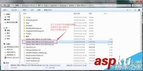 AE,快捷鍵