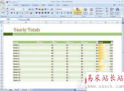 Excel2007軟件界面