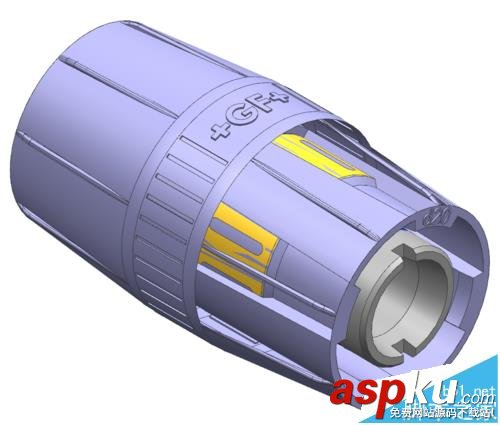 UG 9.0中怎么查看三維圖內部? UG,ug三維