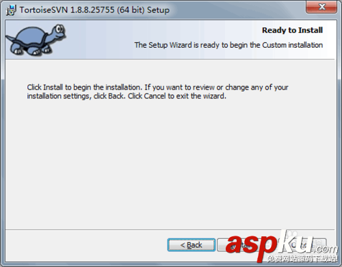 TortoiseSVN英文版客戶端安裝使用方法(TortoiseSVN 使用教程) TortoiseSVN