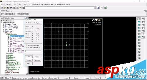 ansys平面柵格作圖該怎么完成? ansys
