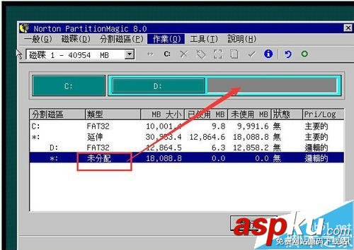 PQmagic軟件怎么調整硬盤分區大小？