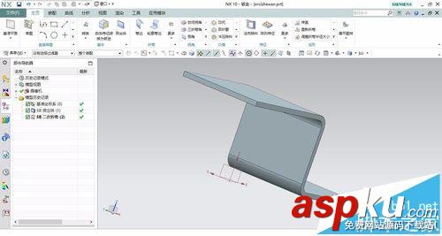 UG鈑金怎么進行第二次折彎? ug,鈑金,折彎