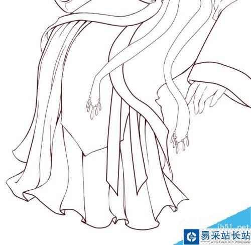 SAI怎么畫古裝?SAI古裝繪制上色詳細教程