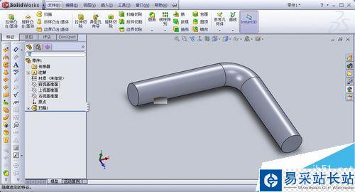 solidworks怎么畫彎管？solidworks彎管繪制教程