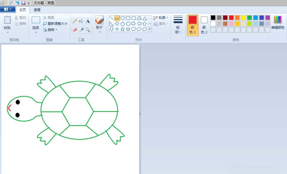 畫圖工具,簡筆畫,烏龜