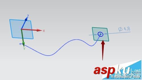 UG怎么使用掃掠命令繪制彎曲物體? UG,掃掠命令