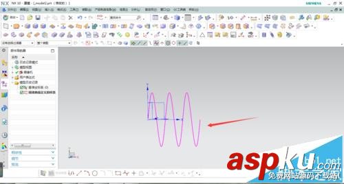 UG NX怎么繪制正弦規律曲線? UG,曲線