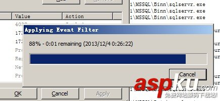 怎樣使用Process Monitor來監視SQLSERVER的logwrite大小  Process,Monitor,SQLSERVER
