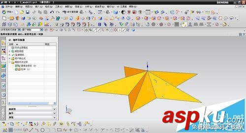 UG中怎么建模? UG建立立體五角星模型的教程 UG,五角星