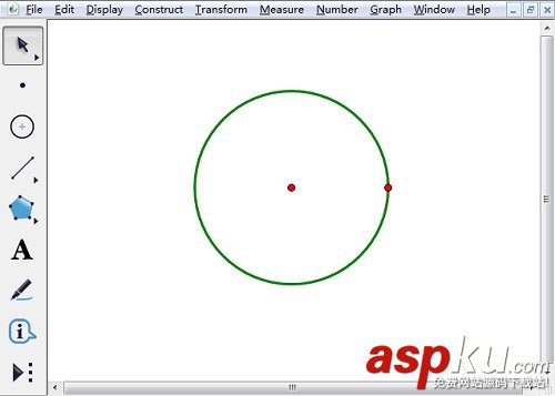 如何利用幾何畫板繪制半圓?幾何畫板制作圓臺/度量圓半徑/度量圓的周長步驟 幾何畫板,半圓