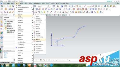 UG怎么畫已經折彎的彈簧模型? UG,彈簧