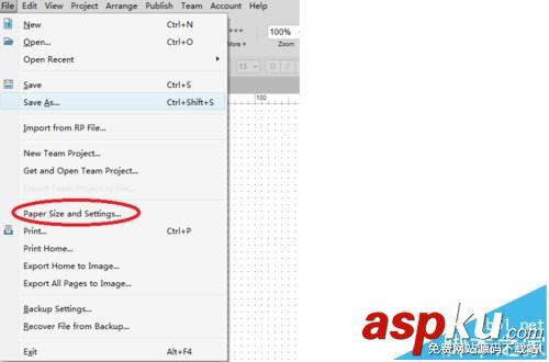 Axure RP 8.0怎么設(shè)置紙張尺寸和大小? Axure