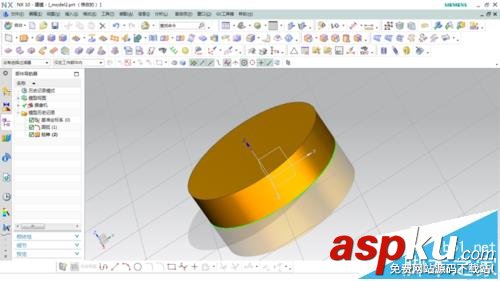 UG中使用圓弧線段創建圓柱體的兩種方法 UG,圓柱體