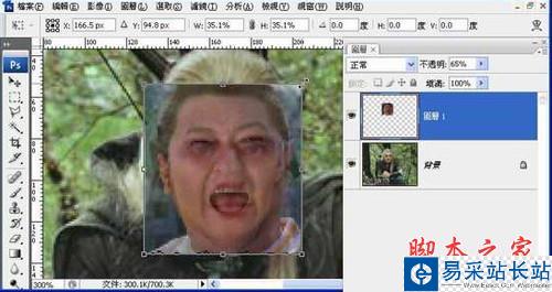 Photoshop移花接木教程 惡搞人面合成