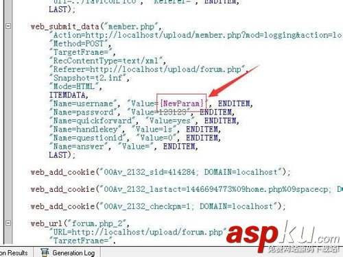 loadrunner,參數(shù)化