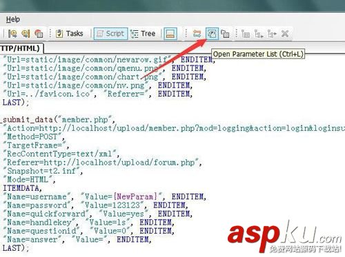 loadrunner,參數(shù)化