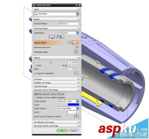 UG 9.0中怎么查看三維圖內部? UG,ug三維
