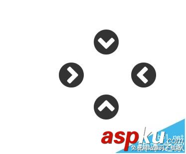 Axure RP8怎么制作上下左右制遙控器中的按鈕? Axure,按鈕