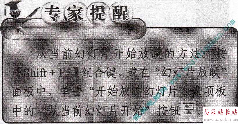 在幻燈片的制作過程中如何播放幻燈片