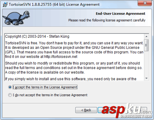 TortoiseSVN英文版客戶端安裝使用方法(TortoiseSVN 使用教程) TortoiseSVN
