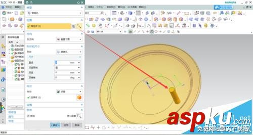 UG怎么繪制一個簡單的黑色紐扣模型? UG,紐扣,模型