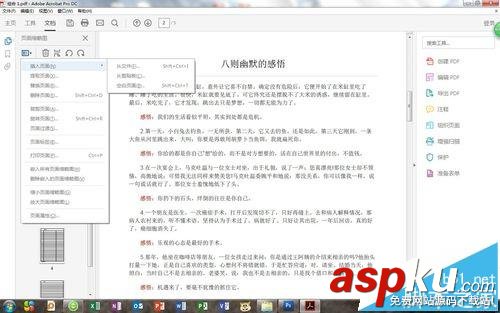 PDF文件怎么添加其他文件? PDF