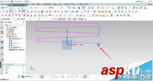 UG怎么畫方形彈簧的模型? UG,彈簧