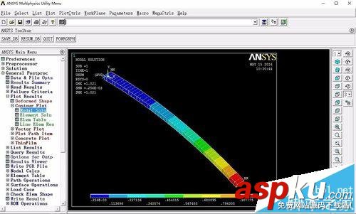 ansys制作等值位移圖和應力圖動畫的教程 ansys,動畫