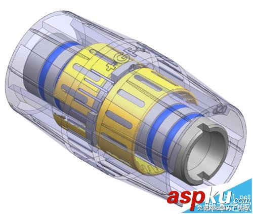 UG 9.0中怎么查看三維圖內部? UG,ug三維