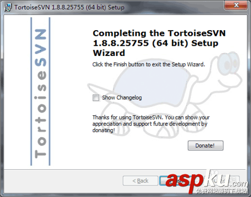 TortoiseSVN英文版客戶端安裝使用方法(TortoiseSVN 使用教程) TortoiseSVN