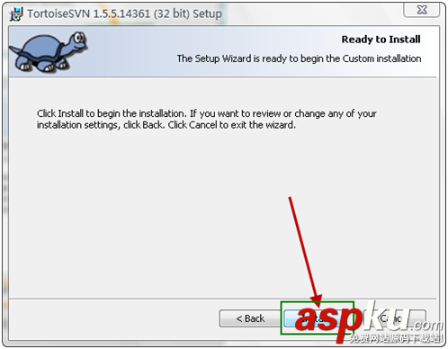 客戶端TortoiseSVN英文版的安裝及使用方法 TortoiseSVN