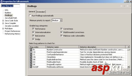 Findbugs,使用說明